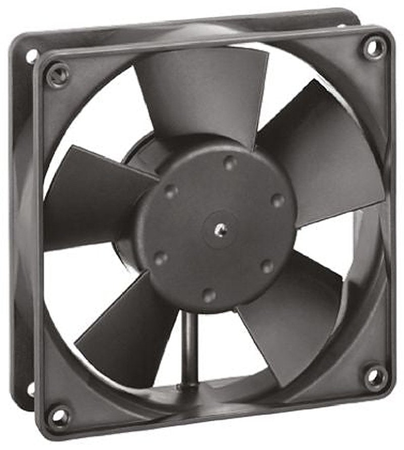 ebm-papst 4300 Series Axial Fan, 12V dc, 95 m³/h, 1.2 W, 100 mA Max, IP68 119 mm 119mm 32 mm