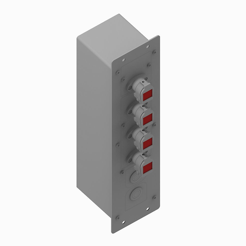 440T Safe Access Control Unit, 4 KEY VERTICAL w/out teach
