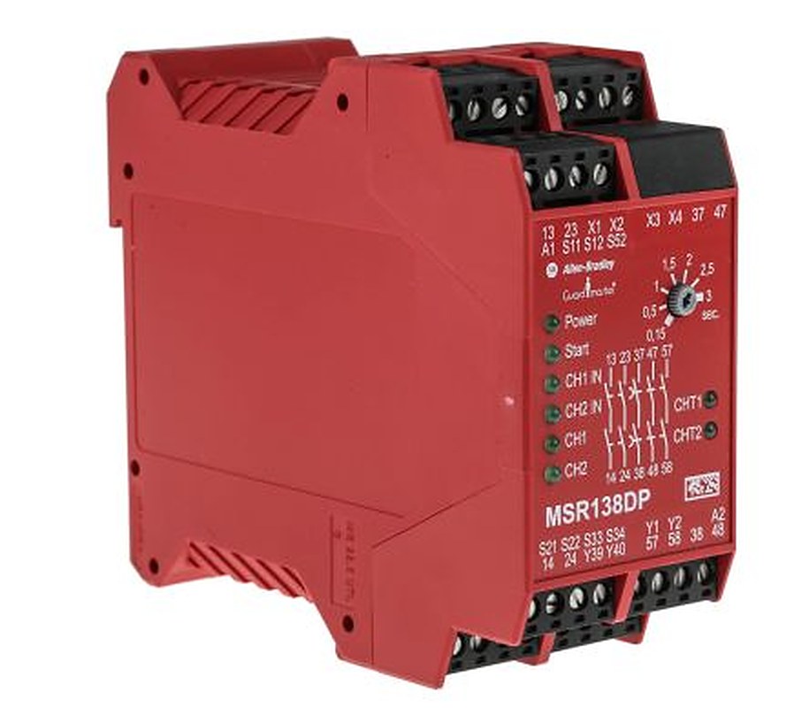 Allen Bradley, 24V ac/dc Safety Relay, 2 Safety Contacts, 1