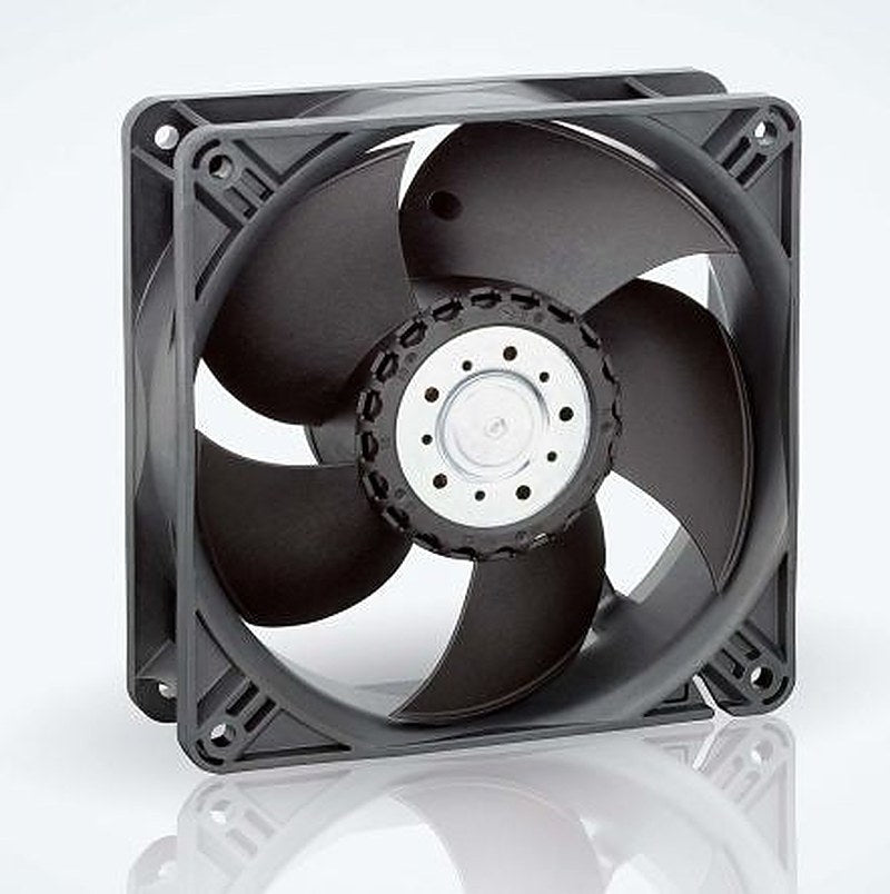 ebm-papst 4400 Series Axial Fan, 12V dc, 205 m³/h, 5.3 W, 540 mA Max, IP20 119 mm 119mm 38 mm