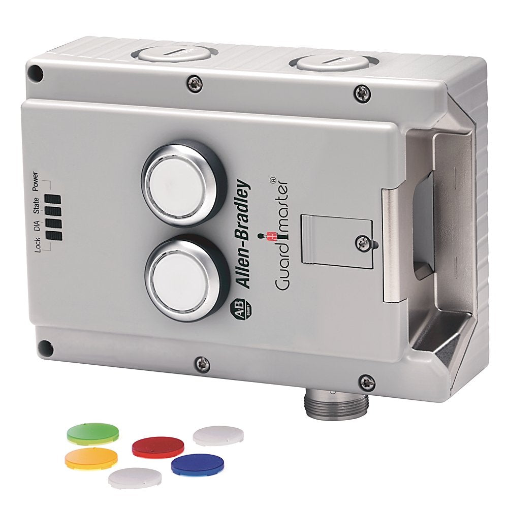 Lock Module, 442G Access Box, Power to Release, Unique Code, M23 Connector, Right-hand Guard, 2 Push buttons