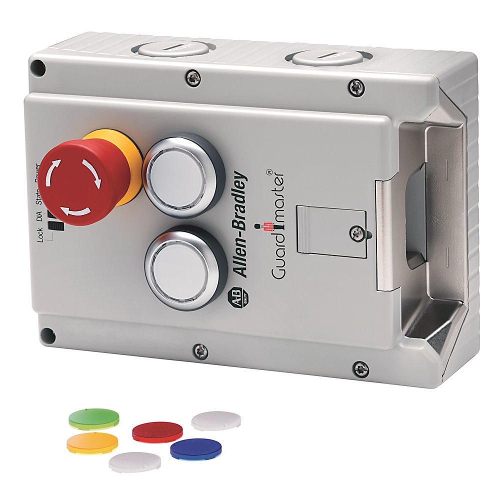 Lock Module, 442G Access Box, Power to Release, Unique Code, M20 cable entry, Estop, 2 Push buttons