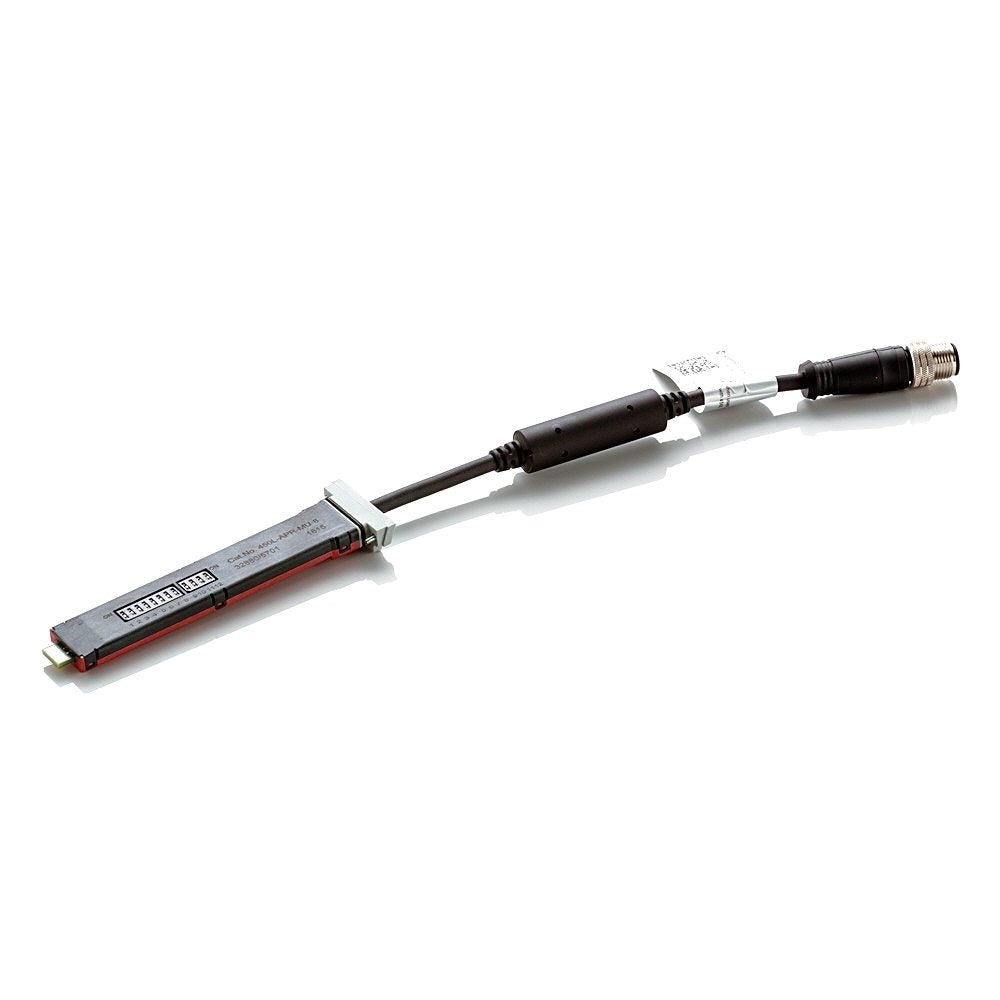 450L-Plug-In, Bottom (connection), Receiver, Muting and Blanking, M12, 8-pin, male