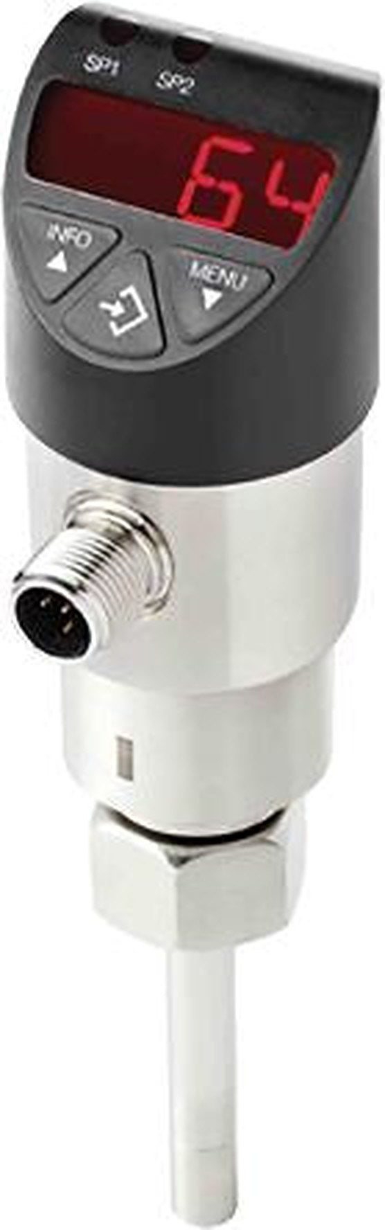 WIKA FSD-3 Series Flow Sensor for Liquid, 5cm/s Min, 300cm/s Max