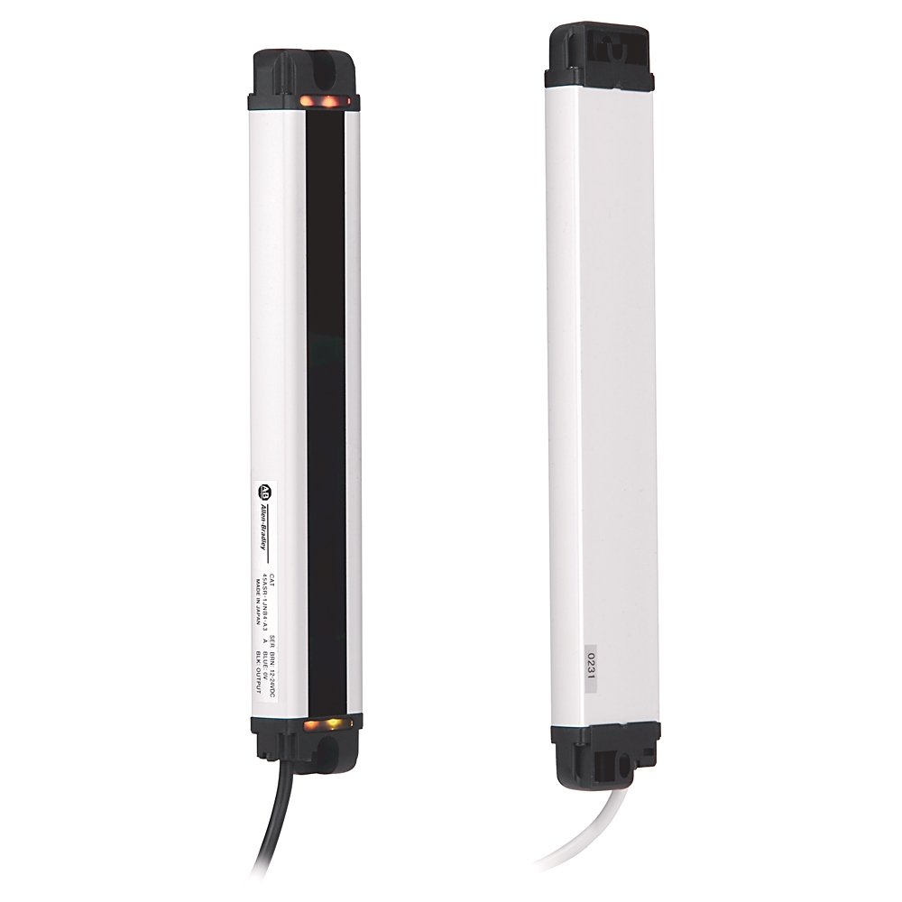 PHOTOSWITCH Photoelectric Sensor, 45AST Area Array, Sensing Height 50mm (2in), Sink (NPN), 4-pin DC Micro QD on 152mm (6in) pigtail