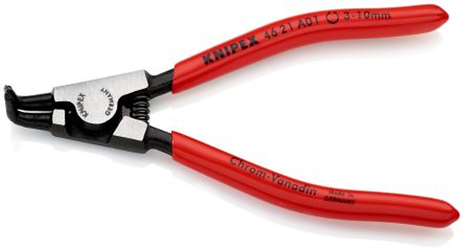 Knipex 1-Piece Circlip Plier, 125mm Overall Bent Nose