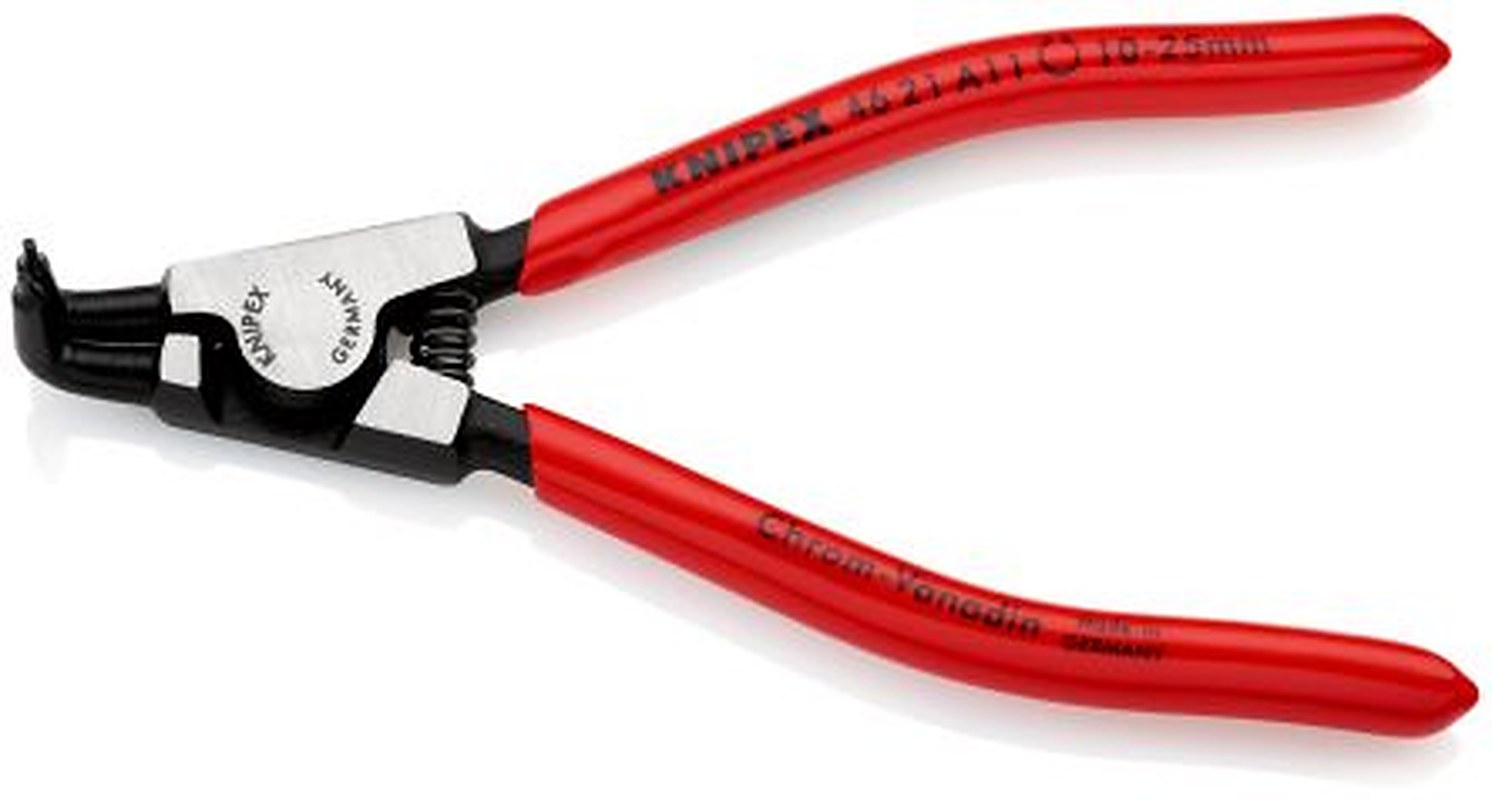 Knipex 1-Piece Circlip Plier, 125mm Overall Bent Nose