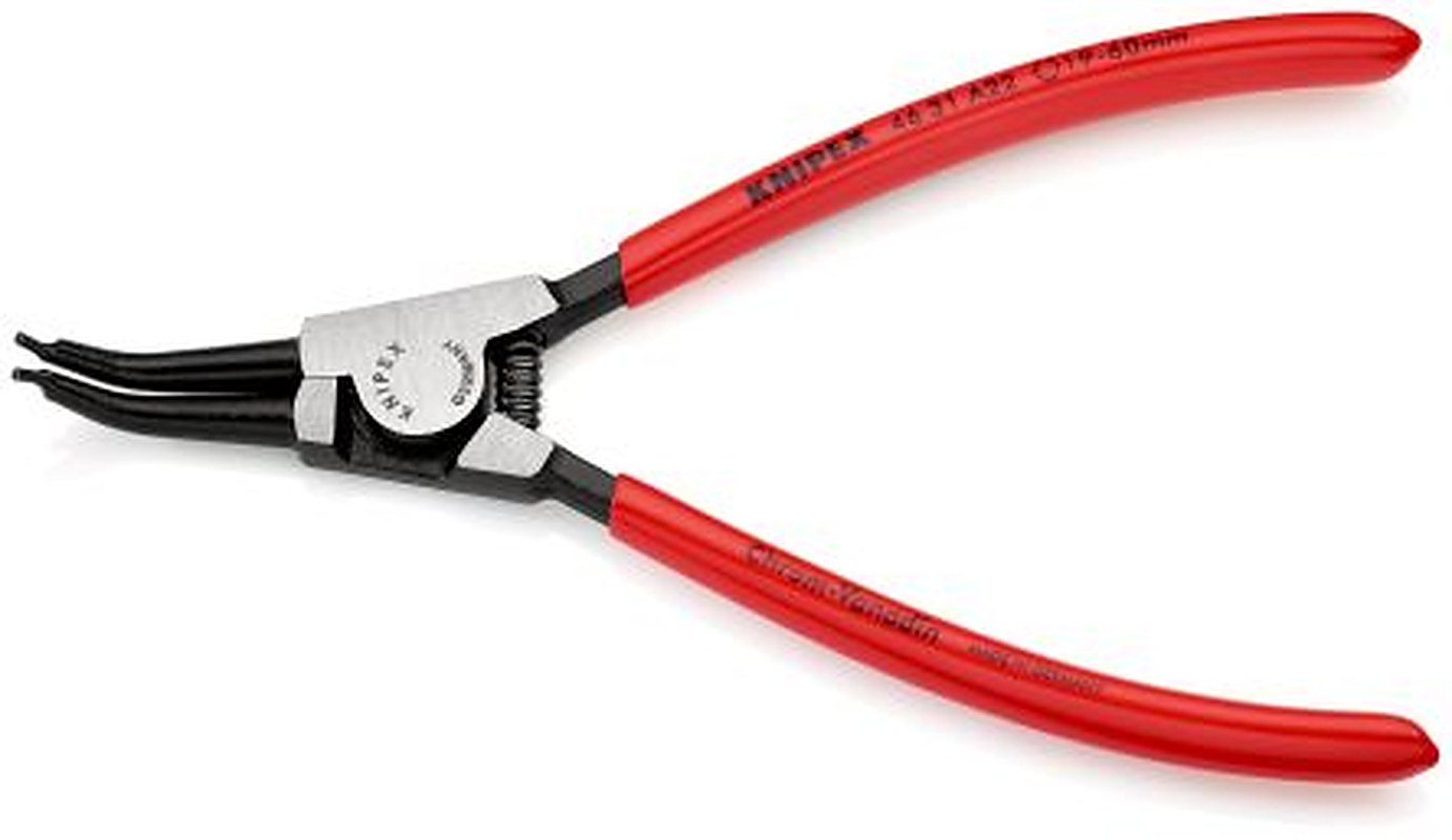 Knipex 46 31 A22 1-Piece Circlip Plier, 185mm Overall