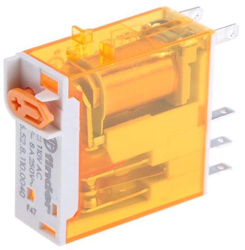 Finder Power Relay, 110V ac Coil, 8A Switching Current, DPDT