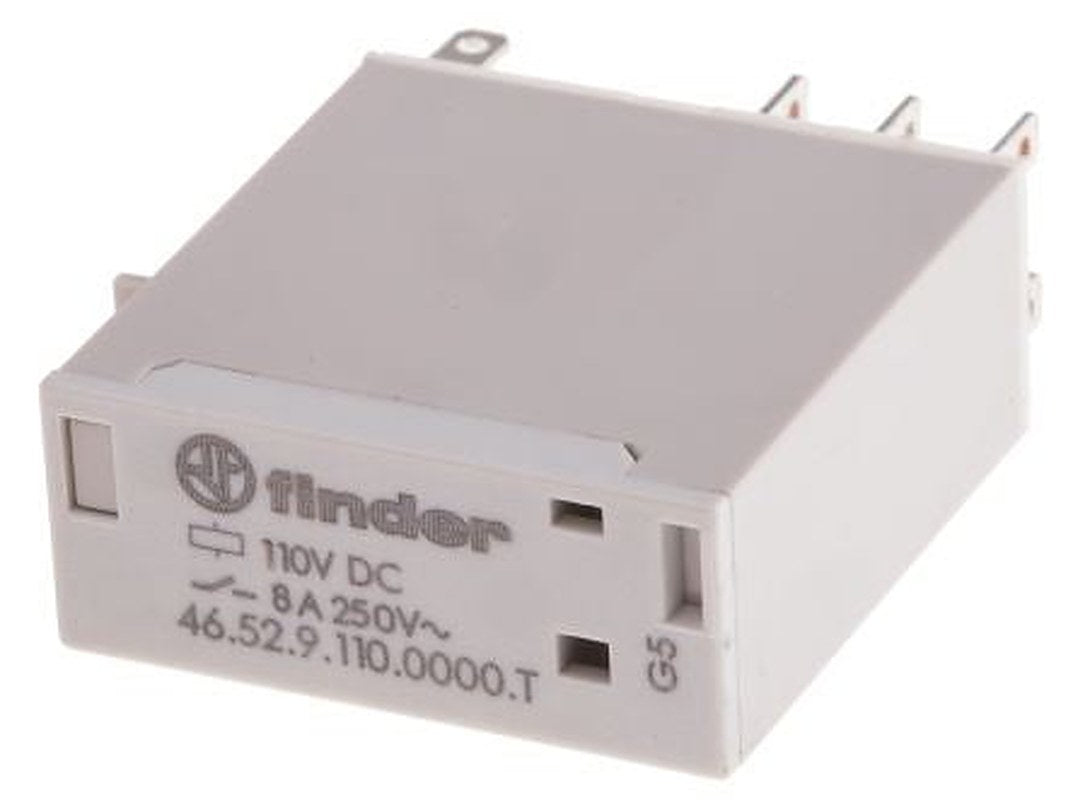 Finder Power Relay, 110V dc Coil, 8A Switching Current, DPDT