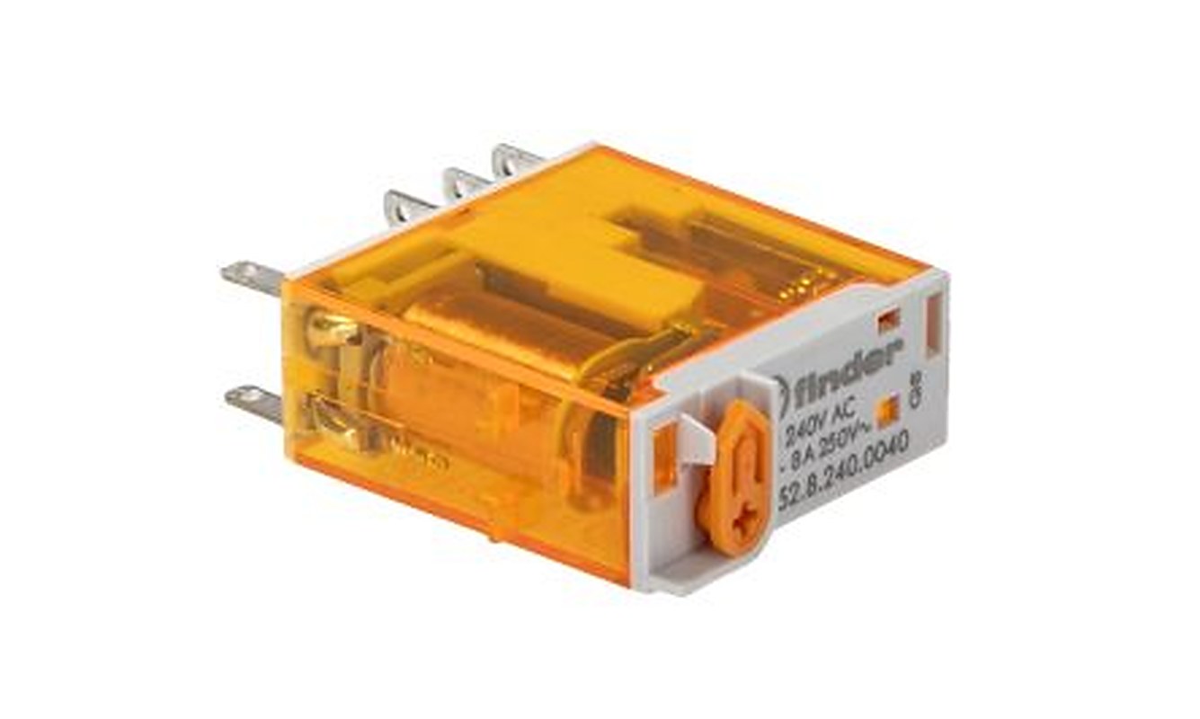 Finder Non-Latching Relay, 240V ac Coil, 8A Switching Current, DPDT