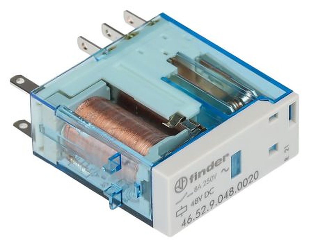 Finder Non-Latching Relay, 48V dc Coil, 8A Switching Current, SPDT