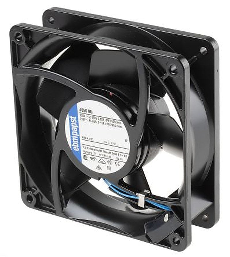 ebm-papst 4000 N Series Axial Fan, 230V ac, 160 m³/h, 19 W, 840 mA Max, IP54 119 mm, 119mm, 38 mm