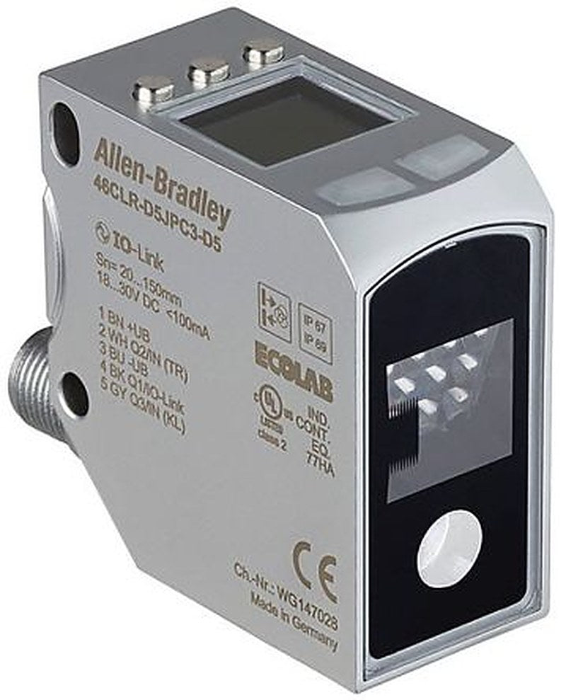Allen Bradley Colour Sensor White LED 32 mm, NPN/PNP, 100 mA IO-Link, IP67, IP69 30V