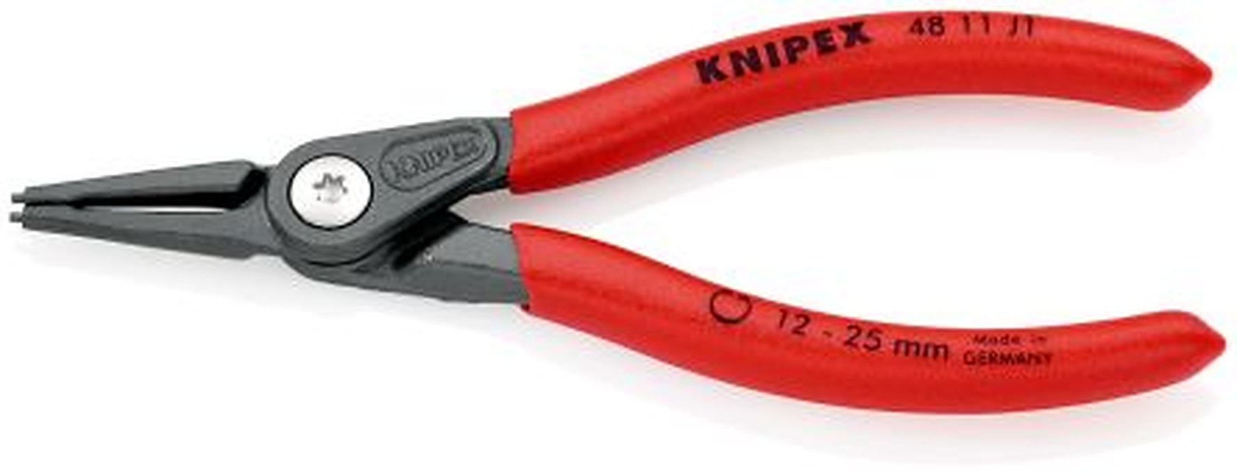 Knipex 1-Piece Circlip Plier, 140mm Overall Straight