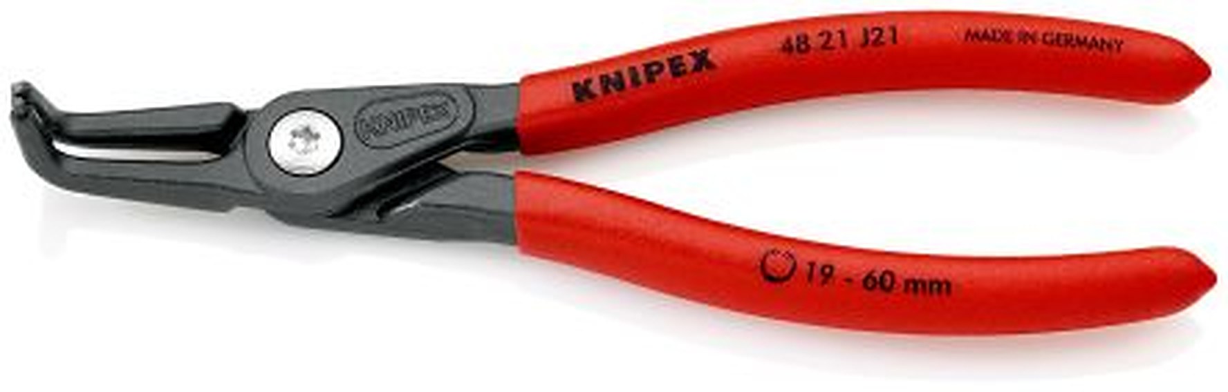 Knipex 1-Piece Circlip Plier, 165mm Overall External ESD Safe