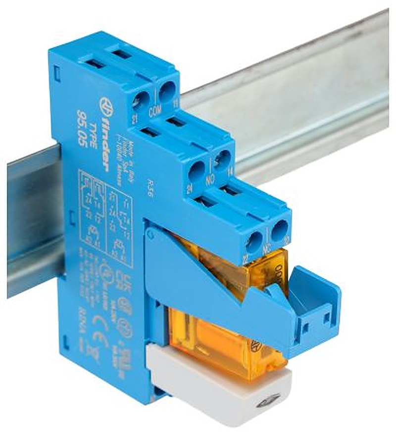 Finder 48 Series Electromechanical Interface Relay, DIN Rail, 230V Coil, SPDT
