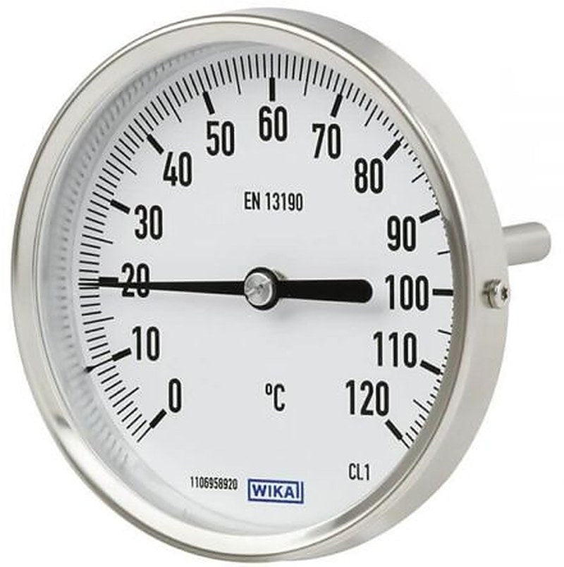 WIKA Dial Thermometer 100 °C, 48697617