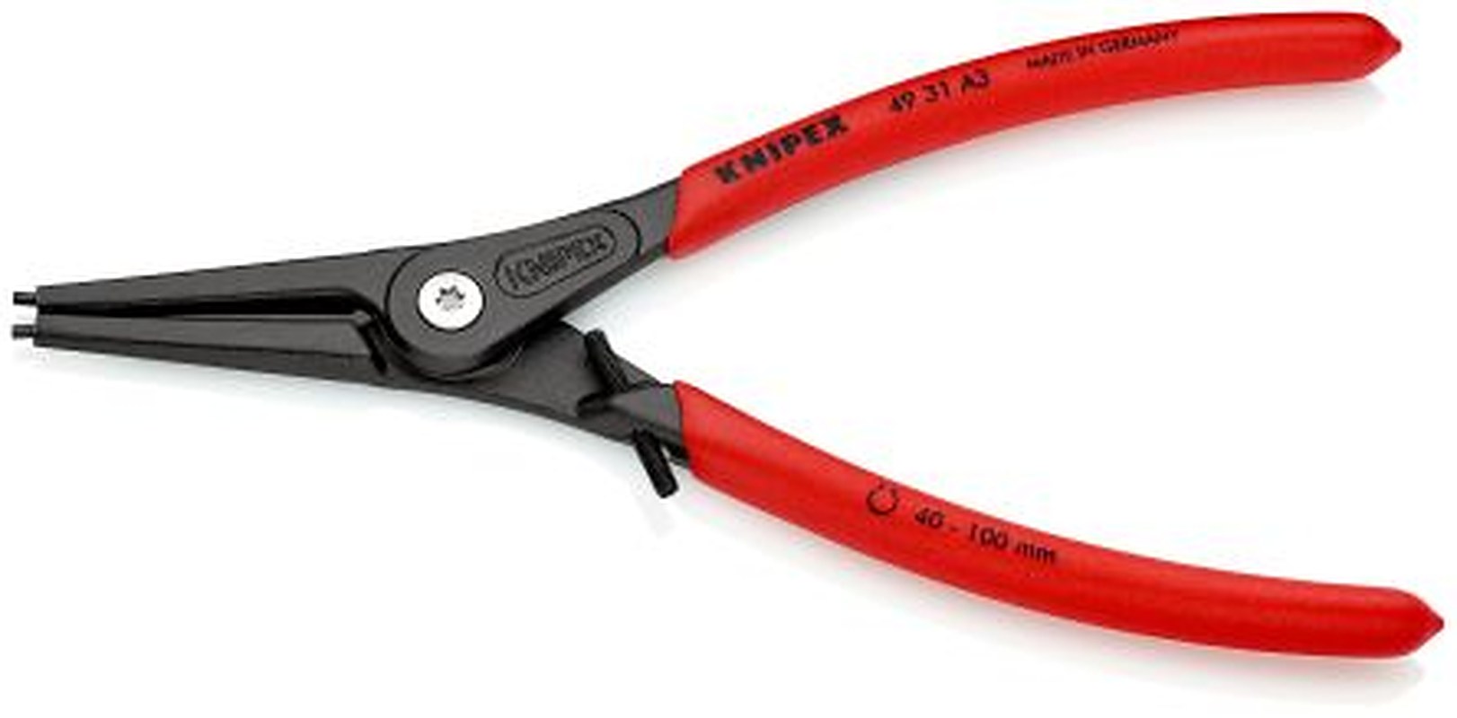 Knipex 1-Piece Circlip Plier, 225mm Overall