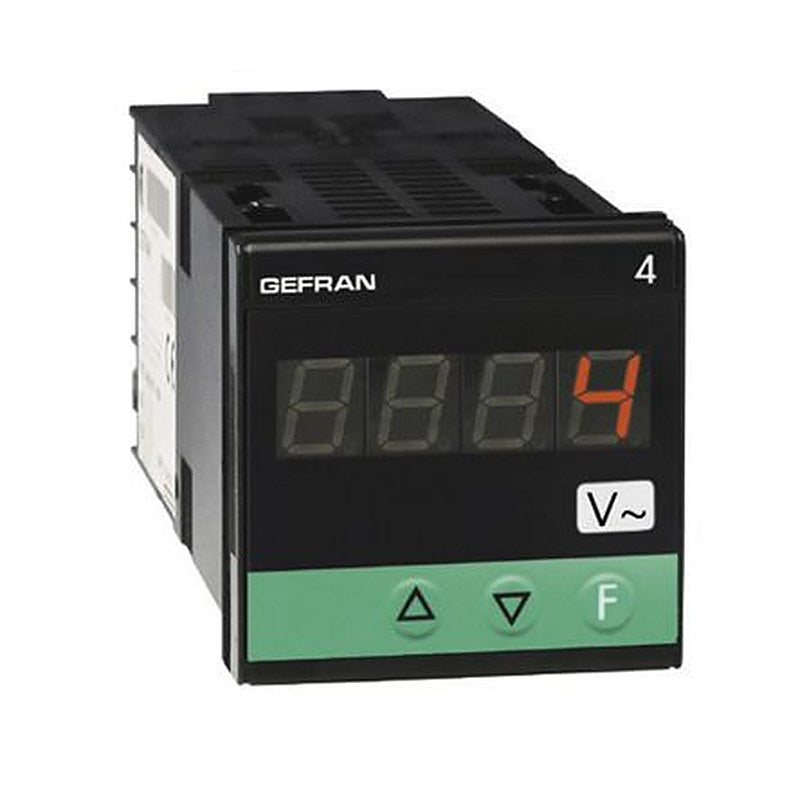 Gefran 4A LED Digital Panel Multifunction Meter for Voltage, Current, 48 mm x 96 mm