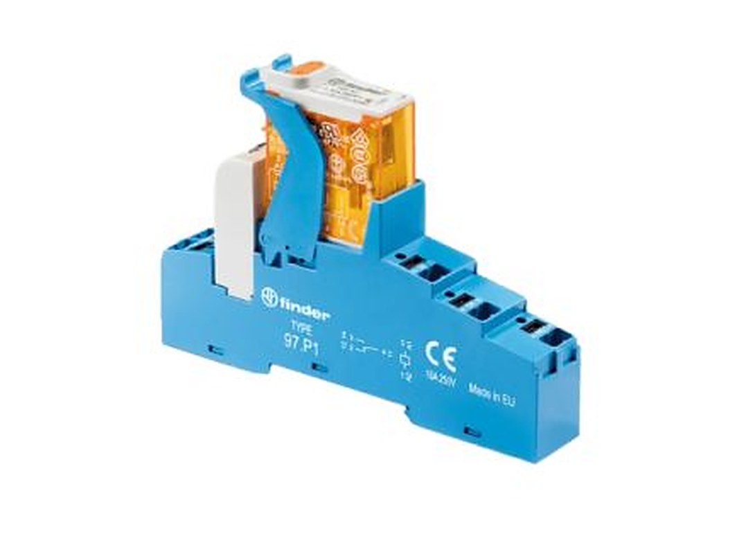 Finder 4C Series Interface Relay Module, DIN Rail, 230V ac Coil, SPDT