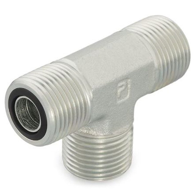 Parker 4JMLOS Hydraulic Fitting, Steel, 0.25 in Hose ID