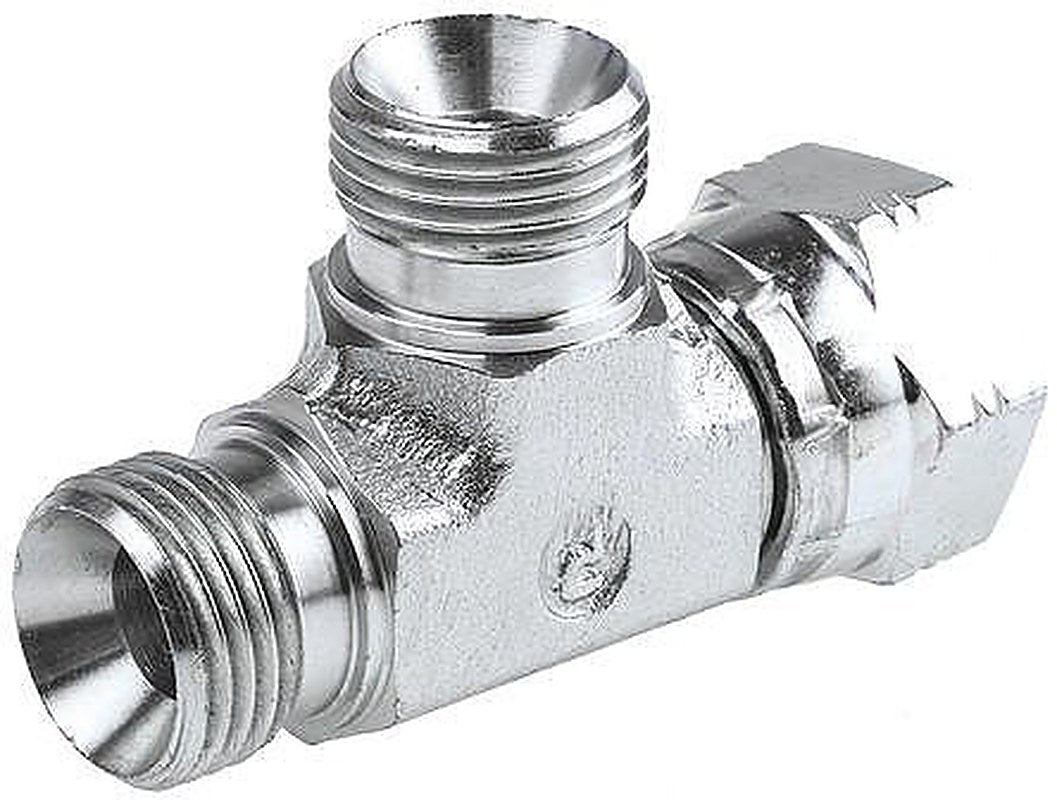 Parker 4R6MK4S Elbow Fitting Male G, Steel, 0.25 in Hose ID