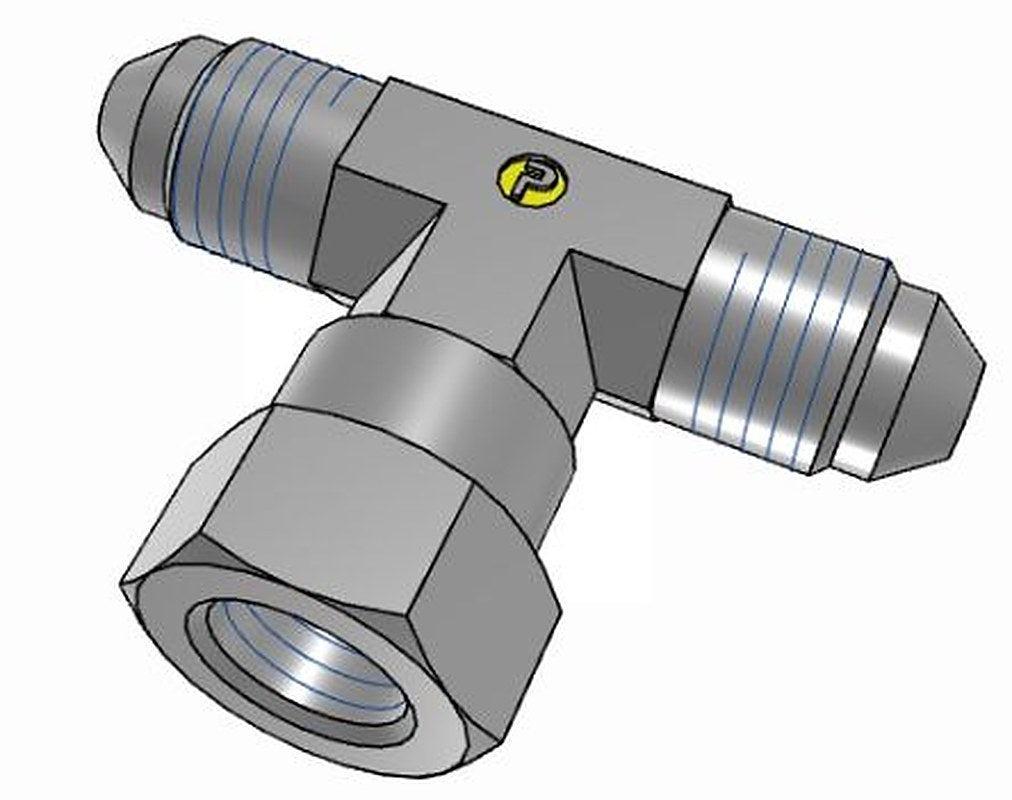 Parker 4S6MXS Hydraulic Fitting Male, 37 °, Steel, 0.56 in Hose ID