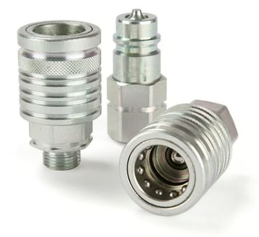 Parker Steel Hydraulic Quick Connect Coupling Male BSP 3/8 in, 300 bar
