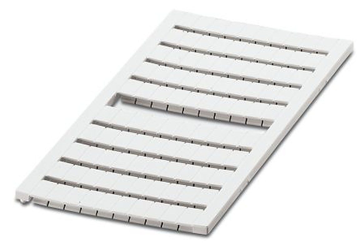 Phoenix Contact, ZBM 6/WH:UNBEDRUCKT Polyamide Marker Label for use with Terminal Block