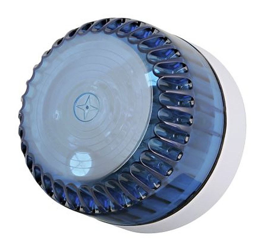Eaton Fulleon, Solex Series Blue Flashing Beacon 60V dc, Xenon Bulb Surface, IP65, IP21