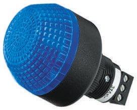 855PB Static / Flashing LED 22.5mm panel mount Static or Flashing selectable IP65 rating Allen Bradley Low-Energy Blue LED Beacon, 24V AC/DC, 49mm Height - 855PB-B24SE622 Clearly identify potential hazards and dangers with this blue beacon from Rockwell Automation’s Allen Bradley range. Its wide operating temperature range from -25°C to +60°C makes it safe for use in harsh industrial environments, while its strong and durable polycarbonate (PC) housing allows for both indoor and outdoor placement. The LED (