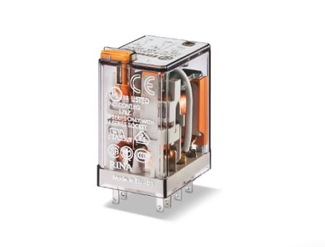 Finder Plug-in Relay, 24V dc Coil, 10A Switching Current