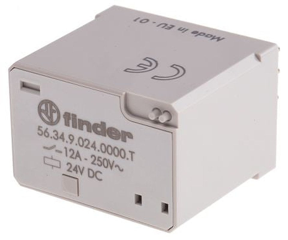 Finder Power Relay, 24V dc Coil, 12A Switching Current, 4PDT