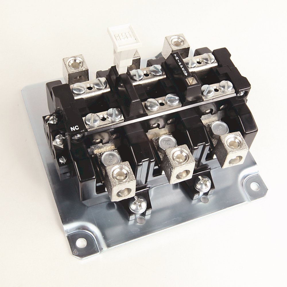 592 NEMA Eutectic Alloy Overload Relay, Manual Reset, Open, , 125A, 3 Poles, N.O.-N.C. Contacts