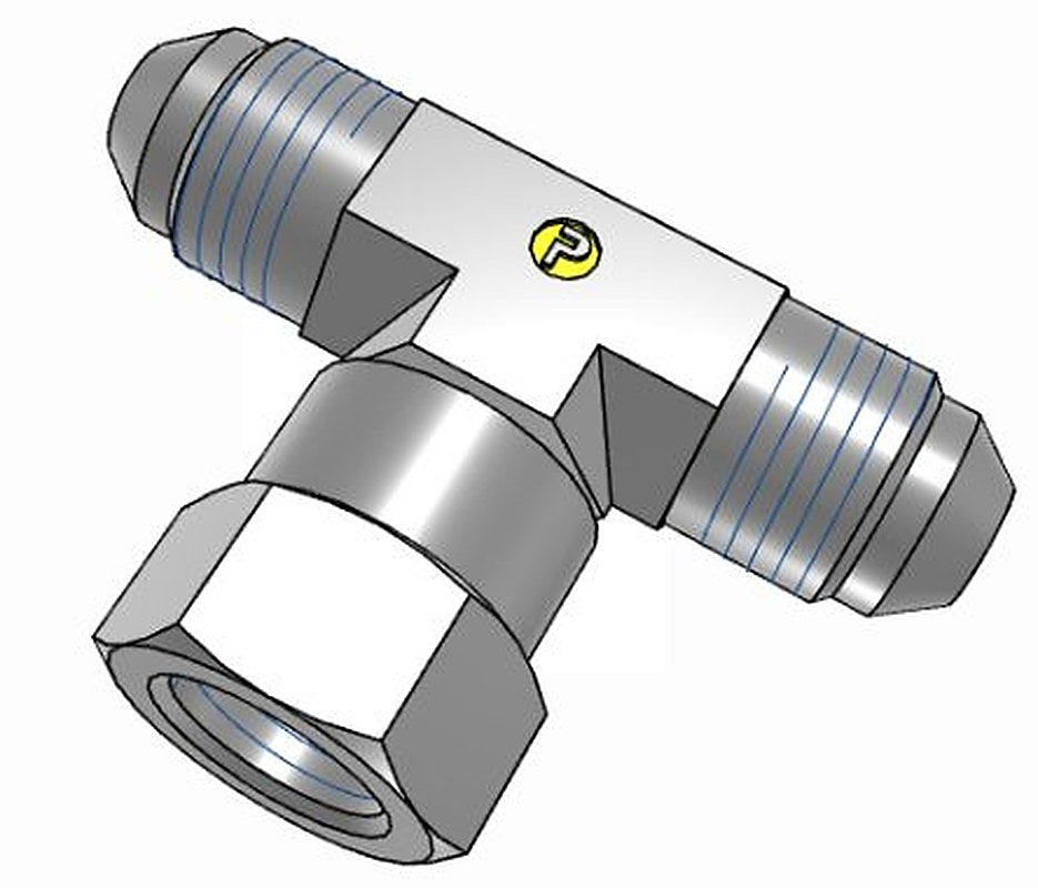 Parker 5S6MXS Hydraulic Fitting Male, 37 °, Steel, 0.75 in Hose ID