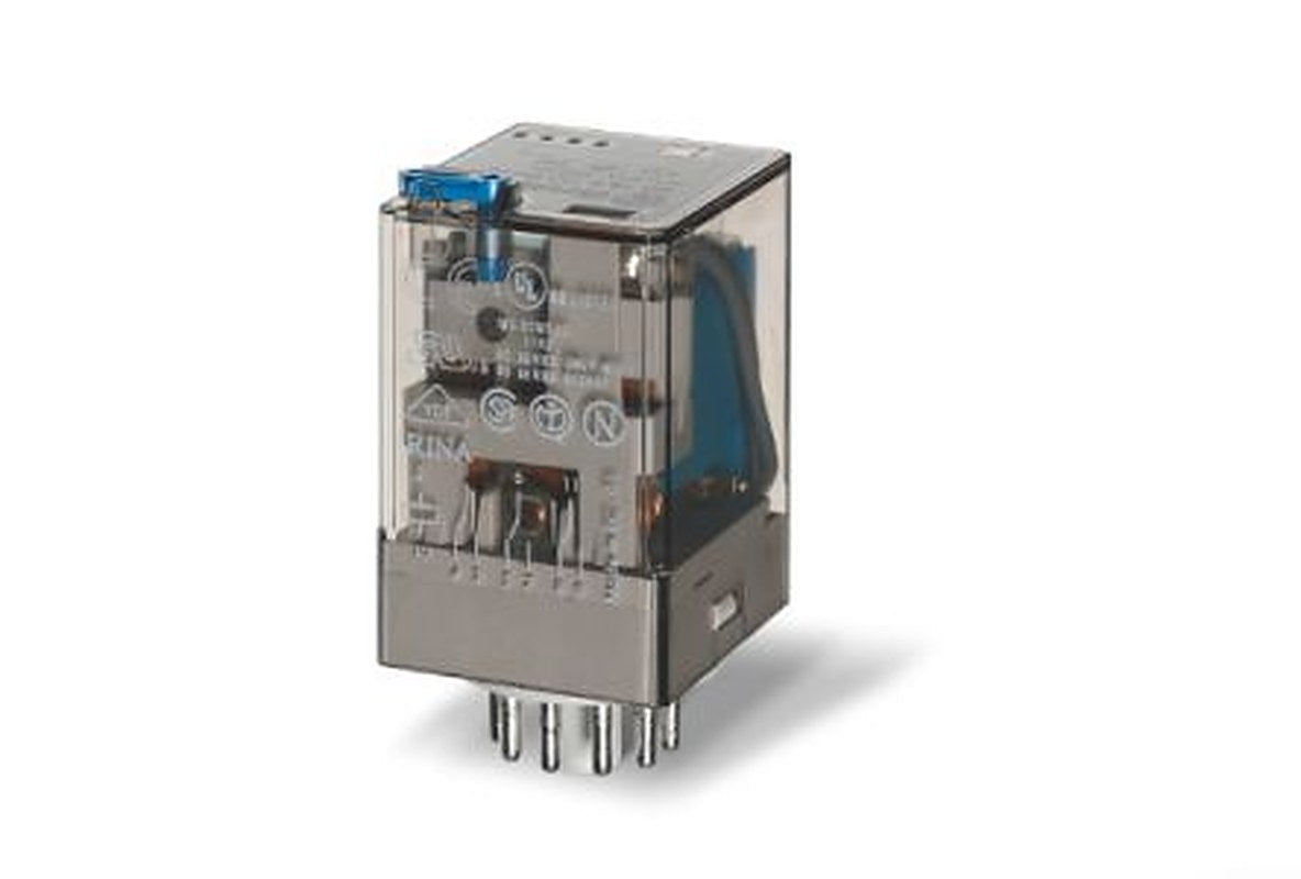 Finder Plug-in Relay, 24V dc Coil, 10A Switching Current