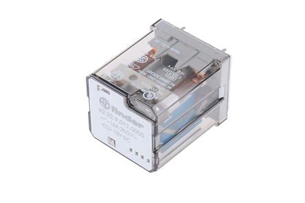 Finder PCB Power Relay, 12V dc Coil, 16A Switching Current, DPDT