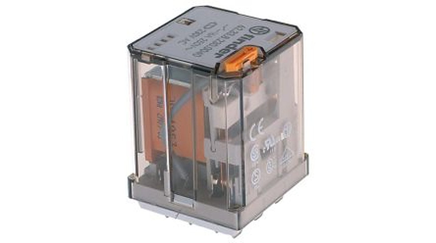 Finder DIN Rail Power Relay, 24V Coil, 16A Switching Current, 3PDT
