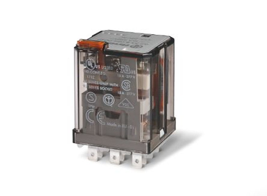 Finder Plug-in Power Relay, 24V dc Coil, 16A Switching Current