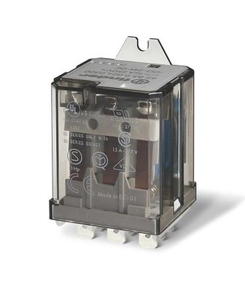 Finder Flange Power Relay, 24V ac Coil, 16A Switching Current, DPDT