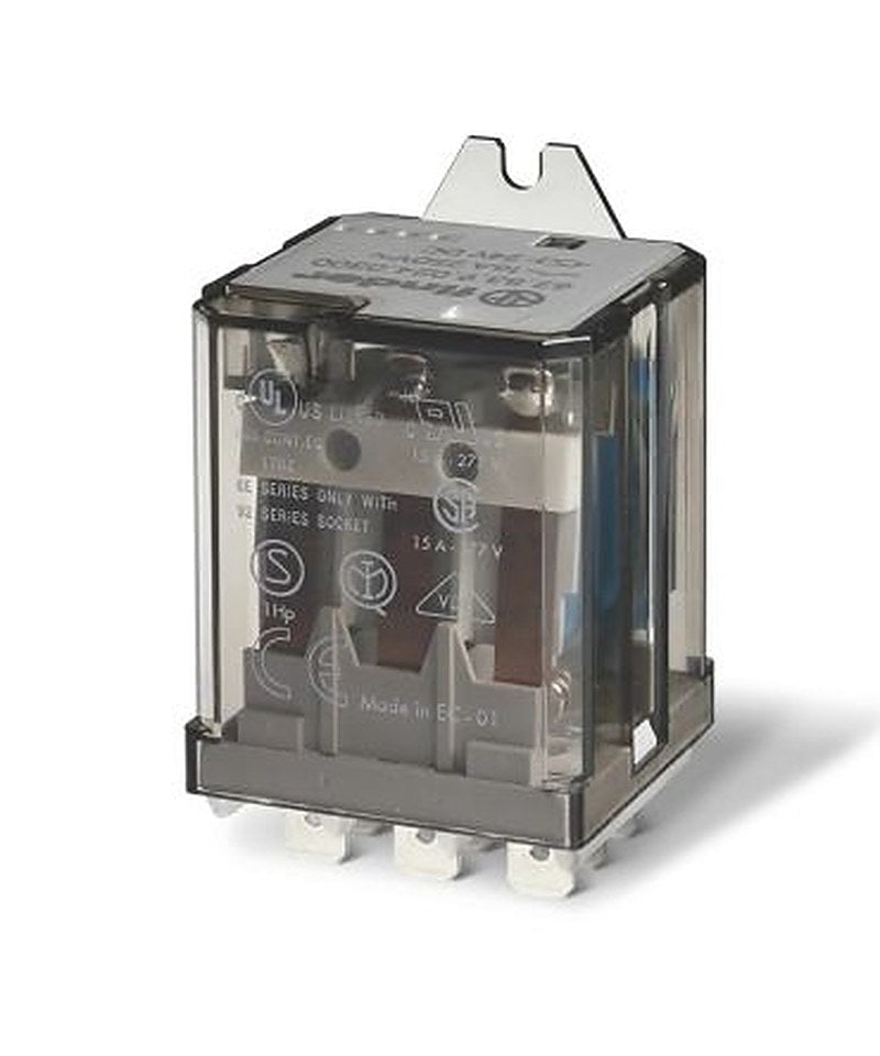 Finder Flange Power Relay, 12V dc Coil, 16A Switching Current, 3PDT