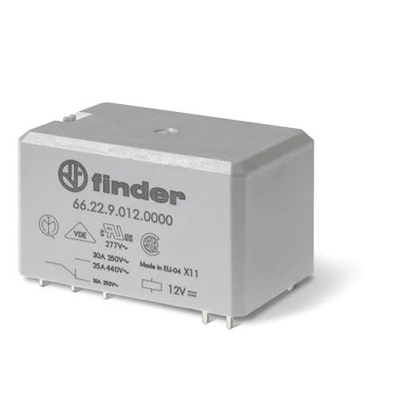 Finder PCB Power Relay, 24V Coil, 50A Switching Current, DPDT