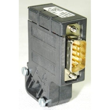 SIMATIC DP,BUS CONNECTOR FOR PROFIBUS UP TO 12 MBIT/S WITH TILTED CABLE OUTLET, 15,8 X 54 X 39,5 MM (WXHXD), TERMINAT. RESIST. WITH ISOLAT. FUNCTION, WITHOUT PG SOCKET