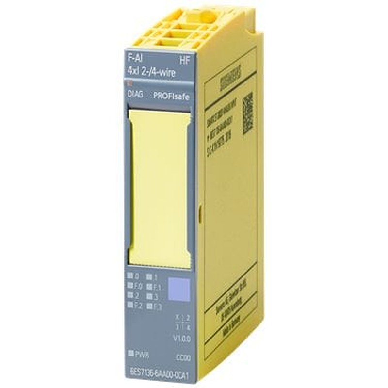 SIPLUS ET 200SP F-AI 4xI 2-/4-wire HF based on 6ES7136-6AA00-0CA1 with conformal coating, -30…+60 °C, fail-safe analog inputs up to PL e (ISO 13849) up to SIL 3 (IEC 61508)