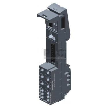 SIPLUS ET 200SP BU20-P12+A0+0B based on 6ES7193-6BP00-0BD0 with conformal coating, -40…+70 °C, BU type D0, push-in terminals, without AUX terminals, bridged to the left, WxH: 20 mm x 117 mm