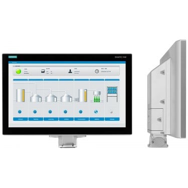 SIMATIC HMI TP1200 Comfort Pro for supporting foot (expandable, flange at bottom), Comfort Panel, touch operation, 12" Widescreen TFT display, 16 million colors, PROFINET interface, MPI/PROFIBUS DP interface, 12 MB configuration memory, WEC 2013, configurable from WinCC Comfort V14 SP1 with HSP