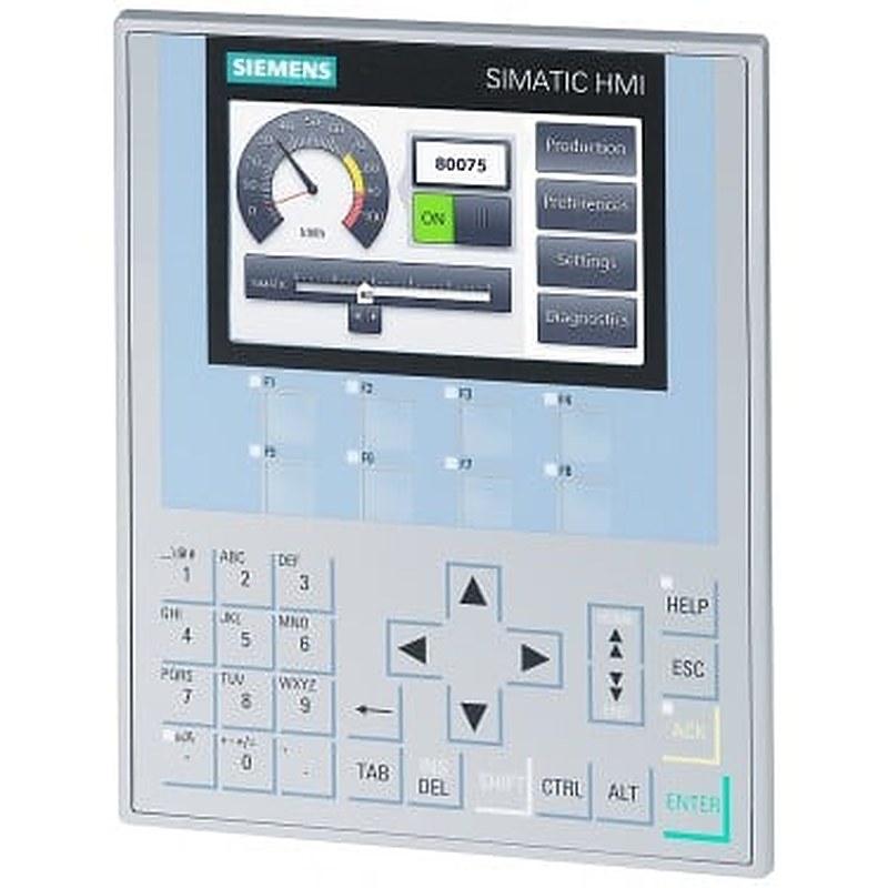 SIMATIC HMI KP400 Comfort, Comfort Panel, key operation, 4" widescreen TFT display, 16 million colors, PROFINET interface, MPI/PROFIBUS DP interface, 4 MB configuration memory, Windows CE 6.0, configurable from WinCC Comfort V11