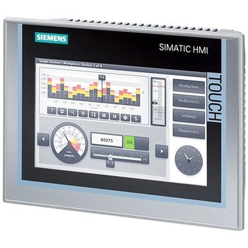 SIMATIC HMI TP700 Comfort, Comfort Panel, Touch operation, 7" widescreen TFT display, 16 million colors, PROFINET interface, MPI/PROFIBUS DP interface, 12 MB configuration memory, Windows CE 6.0 (Microsoft Support included Security updates discontinued) configurable from WinCC Comfort V11 with Viessmann design