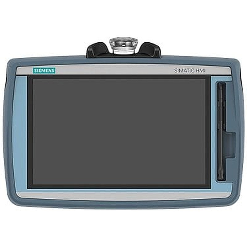 SIMATIC HMI TP1000F MOBILE RO 10.0" TFT display, 1280x800 pixels, 16 million colors, Touch operation, touch pen, 1x PROFINET/Industrial Ethernet interface, 1x multimedia card, 1x USB, no key-operated switch, acknowledgement button, 1 emergency stop/stop button with Remote Operate